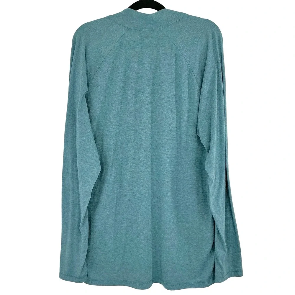 The North‎ Face Men's XXL Quarter Zip Pullover Blue Performance Stretch